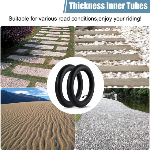 Tire & Tube Replacement, 10x2.125 inches Electric Scooter Wheels for Front or Rear (2 inner tire)