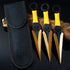Tactical Knife Survival Knife, 6.5" Ninja Kunai Throwing Knives Set, Fixed Blade Razor Sharp Edge Camping Gear