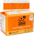 Wags & Wiggles Female Dog Diapers, X-Small, 12"-15" Waist, Disposable Doggie Diapers (Pack of 12)
