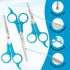 3 7" Trimming, 6" BOSHEL Pc Dog Grooming Scissors Kit - Scissor For Body Hair Small Micro-serrated Scissor For Face