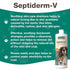 NaturVet Septiderm-V Skin Care Bath Wash for Dogs & Cats – Pet Shampoo, Grooming Aid for Itching & Hot Spots – 16 Oz.
