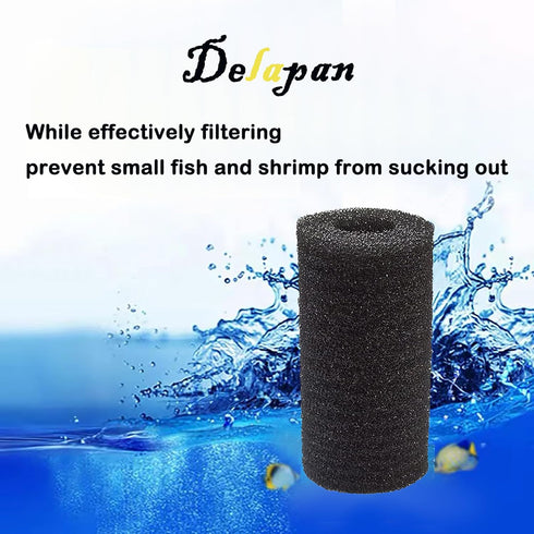 Delapan 4 Pack Pre-Filter Sponge for Aquaclear Aquarium Fish Tank Filter Covers.