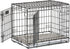 MidWest Homes for Pets Quiet Time Reversible Crate Pan Cover, 24' Mushroom Diamond/Fleece, Small