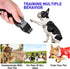 Dog Training Clickers and Whistle, 2-Pack (White + Black) for Positive Reinforcement, Fix Undesired Behaviors