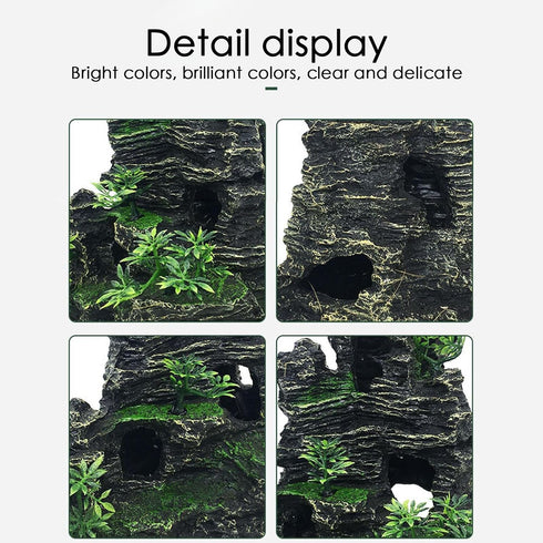 Generic Fish Tank Accessories | Artificial Landscaping Home Decor,Aquarium Caves and Hides for Fish - for Apartment
