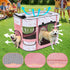 Cowhill 31"L 22"W 21"H, Foldable Dog Playpen Indoor,Expandable Puppy Playpen,Portable Pet Playpen for Small