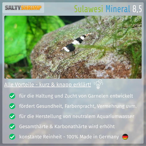 8,5 (110g) Sulawesi Minerals and Trace Elements Cardinal Shrimp Tank