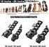Black Cuban Link Dog Chain Collar 19mm with Secure Snap Buckle for Small Medium Pitbull (24")
