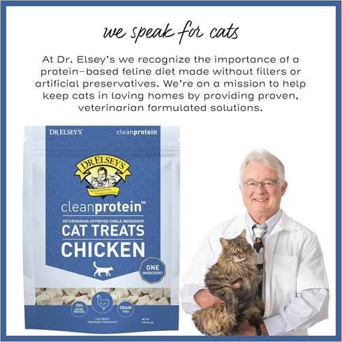 2 oz. Dr. Elsey's Freeze-Dried Chicken Cat Treats