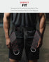 Sled Pulling Belt Adjustable Closure with 2 Sled Pulling Straps & 4 Hooks for Resistance Training, Strength, Agility