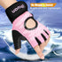 ihuan Breathable Weight Lifting Workout Gym Gloves: Fingerless Exercise Wrist Support | Enhance Palm Protection | Extra