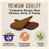 Cadet Gourmet Homestyle Jerky Treats for Dogs - 14 oz Turducken Recipe, Healthy & Natural Made with Real Turkey, Duck,