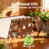 Bumotse 22lb, Felt Cat Cave House for Indoor Cats with Catnip Toy, Large Cat Bed Tunnel for Scratching Play, No-Tool