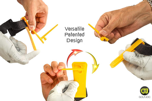 Golf Swing Training Aids - Lag Trainer and Flat Wrist Trainer for Chipping, Slice, Full Swing