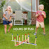 10 10 Ropes,1 Indoor Outdoor Toys Games Upgraded Large Wooden Ring Toss Game Yard Games for Kids, Lawn Outdoor Games