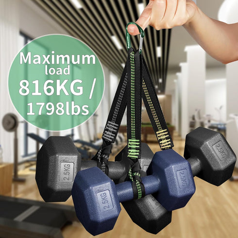 FresKaro 5pcs Nano Carabiner Clips, 8kN 1798lbs, Small Sturdy Reliable Spring Wiregate, Mini Size 2.37inch, Available