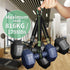 FresKaro 5pcs Nano Carabiner Clips, 8kN 1798lbs, Small Sturdy Reliable Spring Wiregate, Mini Size 2.37inch, Available