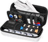 YOREPEK Golf Glove Holder with Removable Shaper - Protective Hard Shell Case Bag with 2 Dividers for Balls, Tees, Golf