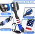 Golf Club Brush and American Flag Golf Towels, Cleaning Kit, Golf Accessories Cleaner Tool with Strong Magnet