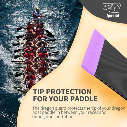 Purple Dragon Guard Paddle Tip Protector for Dragon Boat