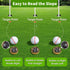 High Precision Golf Green Reader Funny Ball Marker Golf Putt Training Aid Bubble Level Golf Accessories Gifts for Men