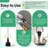 8oz 100% 2 Treadmill Lubricant for Belt, Silicone Oil High Temperature Resistant and Stable Walking Pad Lube with Steel