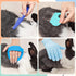 Set: VCZONE Small Animal Grooming Pet Nail Clipper & File, Flea Comb, Shampoo Brush, Shedding Slicker Brush, Massage