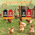 2 Pack Chicken Oyster Shell Feeder&Grit Feeder Large Capacity,PVC Chicken Coop Accessories Hanging Poultry Feeder