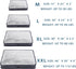 Dog Bed for Medium and Small Breeds, Deluxe Plush Crate Beds, Waterproof, Removable Cover, Non-Slip Bottom