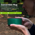 humangear cupCUP, Nesting Cup Mess Kit for Camping with Secure Lid