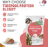 2 oz 56 Snout and Shell Tidepool Protein Blend Hermit Crab Food High Protein, Natural Sea-Inspired Variety, Supports