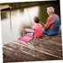 POPETPOP Multi-Functional Folding Stool Lightweight Portable Camping Chair Collapsible Outdoor Fishing Stool Durable