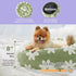 Lesure Donut Small Dog Bed - Cute Modern Round Cat Beds for Indoor Cats, Calming Pet Beds with Jacquard Shaggy Plush,
