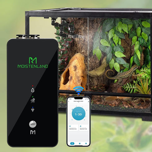 Moistenland WiFi Enabled Reptile Mister for Terrariums, Reptile Misting System for Snake
