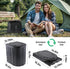 (black-15.7''H) Camping Toilet, Portable Toilet for Adults, Camp Toilet with Handbag, Travel Potty for Camping, Hiking