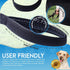 33-Feet Long Dog Leash, Extra Long Nylon Training Lead with Friction Reducing Leather Padded Handle for Medium Large