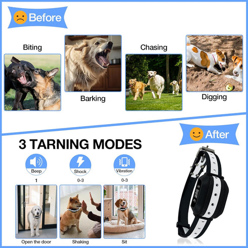 2nd 3 97-3280ft GPS Wireless Dog Fence for Medium Large Dogs, Gen Upgraded Electric Fence System with Enhanced Signal