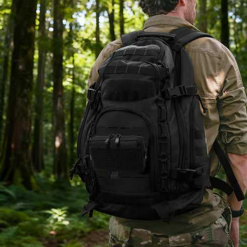Tactical Admin Pouch Utility Molle Pouch EDC Tool Bag of Laser-Cut Design EMT Medical First Aid Kit Pouch Includes Flag
