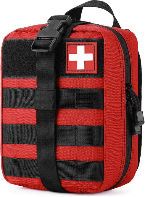 Gonex MOLLE Medical Pouch, EMT First Aid Pouch for Outdoor Activities, Tactical Utility Pouch (Bag Only)
