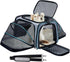 Pet Carrier Airline Approved, Expandable Foldable Soft-Sided Dog Carrier, 3 Open Doors,