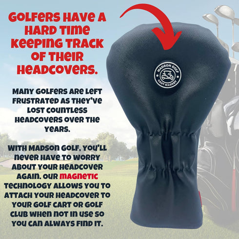 Funny Golf Fore Dummies Checklist Headcovers for Blade Putters, Great Golfer Gifts for Dad, Men, Women