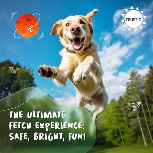 2 Inch Balls for Small and Medium Dogs - Automatic Dog Ball Launcher, Fetch, Dog Toy (Pack of 8)