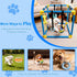 8 19.5" Puppy Play Gym with Hanging Toys - Indoor Jungle Gym for Small Dogs, Interactive Enrichment Activity Center