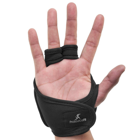 ProsourceFit Weighted Gloves, Pair of Heavy Duty 2 lb. Neoprene