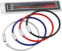 Large Key Ring Wire Stainless Steel Keychain Car Cable Keyring Loop Luggage Tag Hinge Keepers Binding Carabiner Big Locking by Silipac