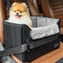 PETSFIT Small Dog Car Seat, Waterproof PU Leather Dog Carseat with Patent