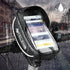 Waterproof Bicycle Storage Bags Reflective Phone Mount Top Tube Bag Bike Phone Case Holder Accessories Cycling Pouch Compatible with iPhone 15,14, 13, 12, Samsung Galaxy Ultra phones Fit 6.5” by UNICOLD