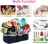10 600D Dog Grooming Organizer Bag with Pockets, Oxford Portable Tote for Pet Supplies Storage, Travel Grooming Kit