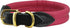 Dogs My Love Pink Soft Genuine Rolled Leather Dog Collar with Brass Hardware (17.5"-19" Neck Circumference)