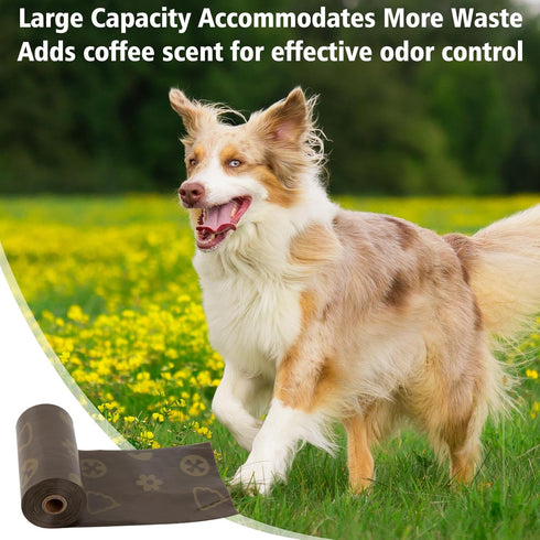 270 Count 18 DBFAIRY Dog Poop Bags, Pet Waste Bags Strong Thick, Leak Proof and Portable Poop Bags Refill Rolls